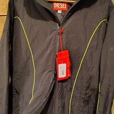 DIESEL Size: 52 Black A120970HJAE Men NWT 90's Look Parka Snow Jacket  picture