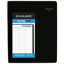 2026 At A Glance DayMinder G56000 4 Person Daily Appointment Book 8 Inch NEW picture