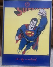 Andy Warhol Superman Myths 1996 teNeues Licensed Vintage Poster Framed picture