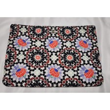 US Based Authentic Chanel Paris Dubai Medium Printed Canvas O Case Clutch picture
