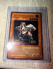 Konami Horus the Black Flame Dragon LV4 SOD-EN006 1st Ed Ultra Rare Holo picture