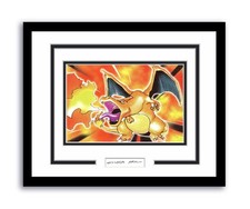 Pokemon Charizard Mitsuhiro Arita Autographed Signed 11x14 Framed Photo ACOA picture
