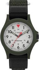 Timex Men's Expedition Acadia TW4B29300 - Black/Green 20mm Fabric Strap NEW picture