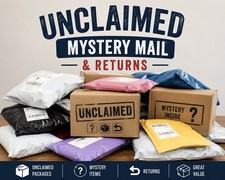 Unclaimed Mail - Mystery Box Full undelivered mail 16x12x12 box slammed full picture