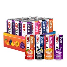 FITAID Energy Zero Sugar Variety Pack 200mg, 12 fl 12 Servings, picture
