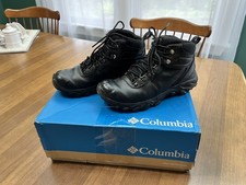 Columbia Mens Hiking Boots size 7.5 black Newton Ridge Plus II Waterproof Fair picture