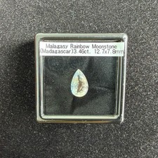 Moonstone-Natural Malagasy Rainbow Moonstone-Red Orange Flash Gemstone-Rare picture