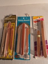 Vintage Emery Boards Nos Made In USA 1 Unoped 2 Partials picture