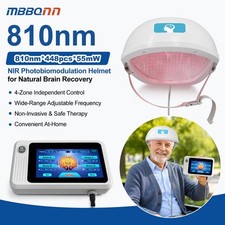 Migraine Headache PBM Brain Helmet 810nm 448 LEDs 4-Zone Near Infrared Therapy picture