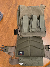 Shellback Tactical Banshee Plate Carrier OD Green Medium 3 Pouches picture