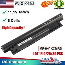 ✅LOT XCMRD MR90Y Battery For Dell Inspiron 3421 5421 15-3521 3537 3721 5521 65Wh picture
