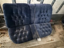 1980 1984 Oldsmobile 98 Regency Front Rear Seats Blue Velour Tufted OEM picture