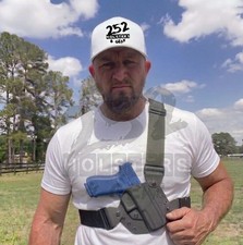 Kydex Chest Holster Chest Rig Hiking Running Hunting Conceal or Open Carry picture
