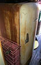 Vintage Philco Refrigerator Fridge Freezer Rusty working condition unknown picture