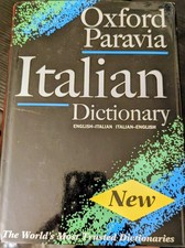 Oxford Paravia Italian Dictionary  Hardcover picture
