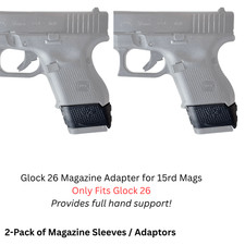(2-pack) Mag-Adapt 26-15 Magazine Sleeve Adapter for Glock 26, 27, 28, 33 picture