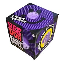 New Schylling NeeDoh Fuzz Ball Flower Power Purple Rare Viral TikTok Sold Out picture