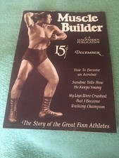 Rare 1924 Muscle Builder Magazine Eugen Sandow Strongmen Macfadden E. Liederman picture