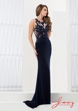 Jasz Couture 5751 Women's Dress Size 8 Black Prom Dress - New Tags Attached picture