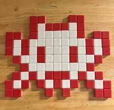 Space Invader handmade mosaic replica  picture