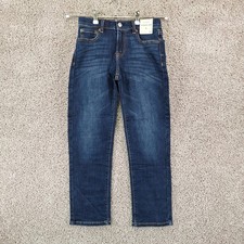 Abercrombie Kids Jeans Size 9/10 Dark Wash Straight Jean Classic Denim School picture