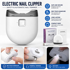 Safety Electric Nail Clipper Automatic Thick Nails Trimmer Professional Tool US picture