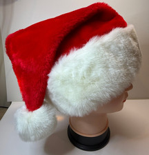 vintage 80s Chrisha Playful Plush Santa Hat picture