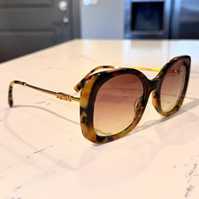 Fendi Fendigraphy FE40201I 55Z Tortoise Pink Gradient Sunglasses 55mm NWT picture