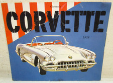 VINTAGE 1958 CHEVROLET CORVETTE DEALER SALES BROCHURE picture
