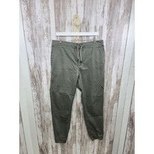 Patagonia Mahnya Fleece Joggers Mens Large Green Organic Cotton Pants 56666 picture
