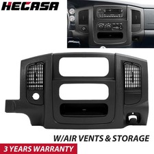 For 02-05 Dodge Ram 1500 2500 Center Dash Radio Bezel Climate Trim Panel Vent picture