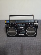 Vintage Jumbo Lasonic TRC-931 Boombox Double Cassette Radio Vintage Parts Repair picture