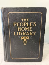 1911 The People’s Home Library Medical Cooking Veterinary Antique Book picture