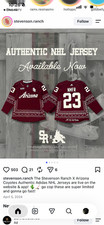 Stevenson Ranch X Arizona Coyotes Authentic Adidas NHL Jerseys (super limited) picture