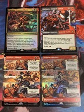 MTG Spider-Man CARNAGE x4 (Foil) & (Borderless) Maximum Carnage, Crimson Chaos picture