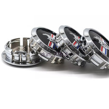 Set of 4 For Mustang Wheel Rim Center Hub Caps GT Bullitt Running Horse 68mm picture