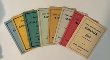 8 Antique Swedish News Booklets Written In Swedish Language News Advertising Etc picture
