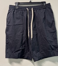 Allsaints Canta Black Cotton Shorts Men’s Size 32 Drawstring picture