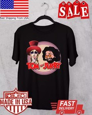 funny Tom Petty Jerry Garcia T-shirt black Short sleeve All sizes S-5XL picture