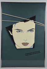 Vintage Patrick Nagel Piedmont Graphics Oakland California Serigraph Art Print picture