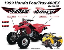 1999 Honda TRX 400ex Decal Graphic Sticker OEM kit Mark Set SPORTRAX 400 EX picture