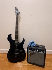 ESP LTD M-10 Electric Guitar Matte Black 6-String Bundle -Clean  picture