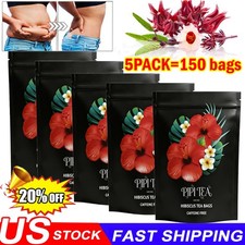 1-5X PiPi Tea Organic Hibiscus Tea Bags Caffeine Free Herbal Tea Rich in Antioxi picture
