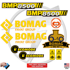 Fits BOMAG BMP8500 Decal Kit Compactor Stickers -  picture