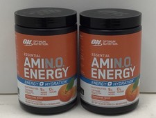 2X Optimum Nutrition 10oz Essential Amino Energy Hydration Tangerine 10/2026+ picture