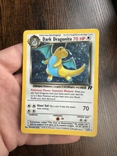 Dark Dragonite Holo Rare Pokémon 5/82 Team Rocket MP picture