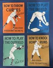 1934 Babe Ruth Quaker Oats “How To” Booklets set of Four picture