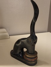 Antique Cast Iron Elephant Desk Seal Paper Press Victorian Office Decor picture