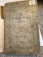 1899 Ann Arbor Cook Book Michigan Ladies Aid Congregational Church Poor picture