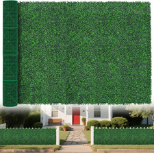 UV-Resistant Faux Boxwood Wall Roll - 71